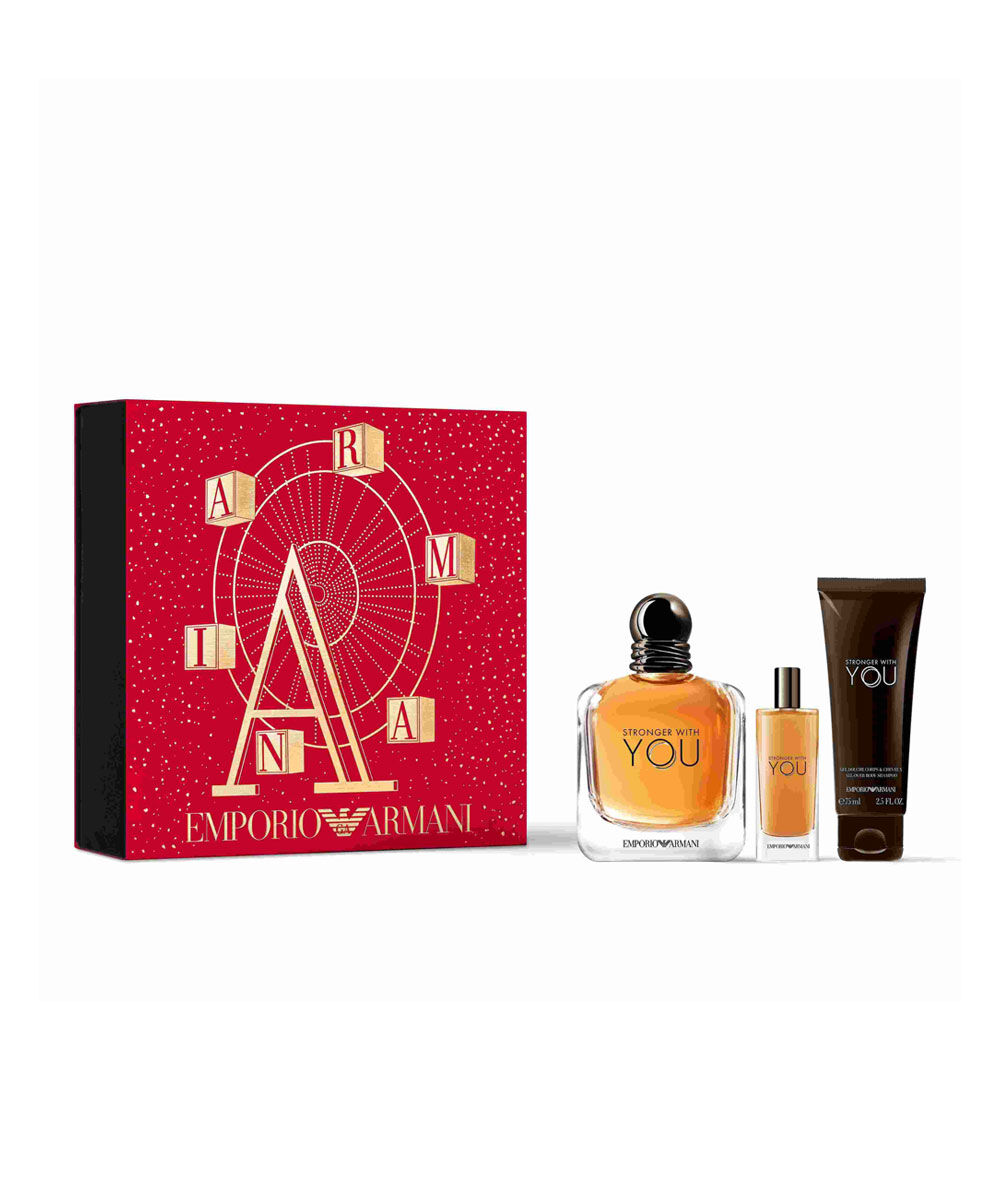 EMPORIO ARMANI STRONGER WITH YOU EAU DE TOILETTE GIFT SET Armani