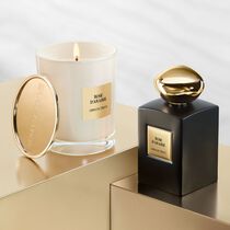 armani priv  rose d arabie candle