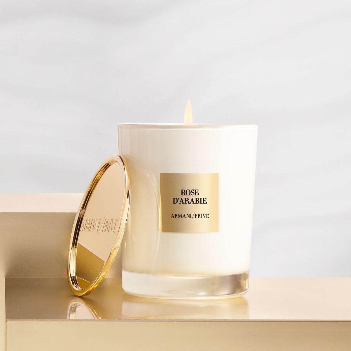 armani prive rose d arabie candle 175g