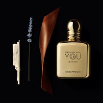 emporio armani stronger with you leather