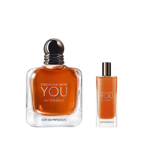 طقم هدايا الربيع عطر سترونغر ويذ يو إنتنسلي أو دو بارفان، 100 مل