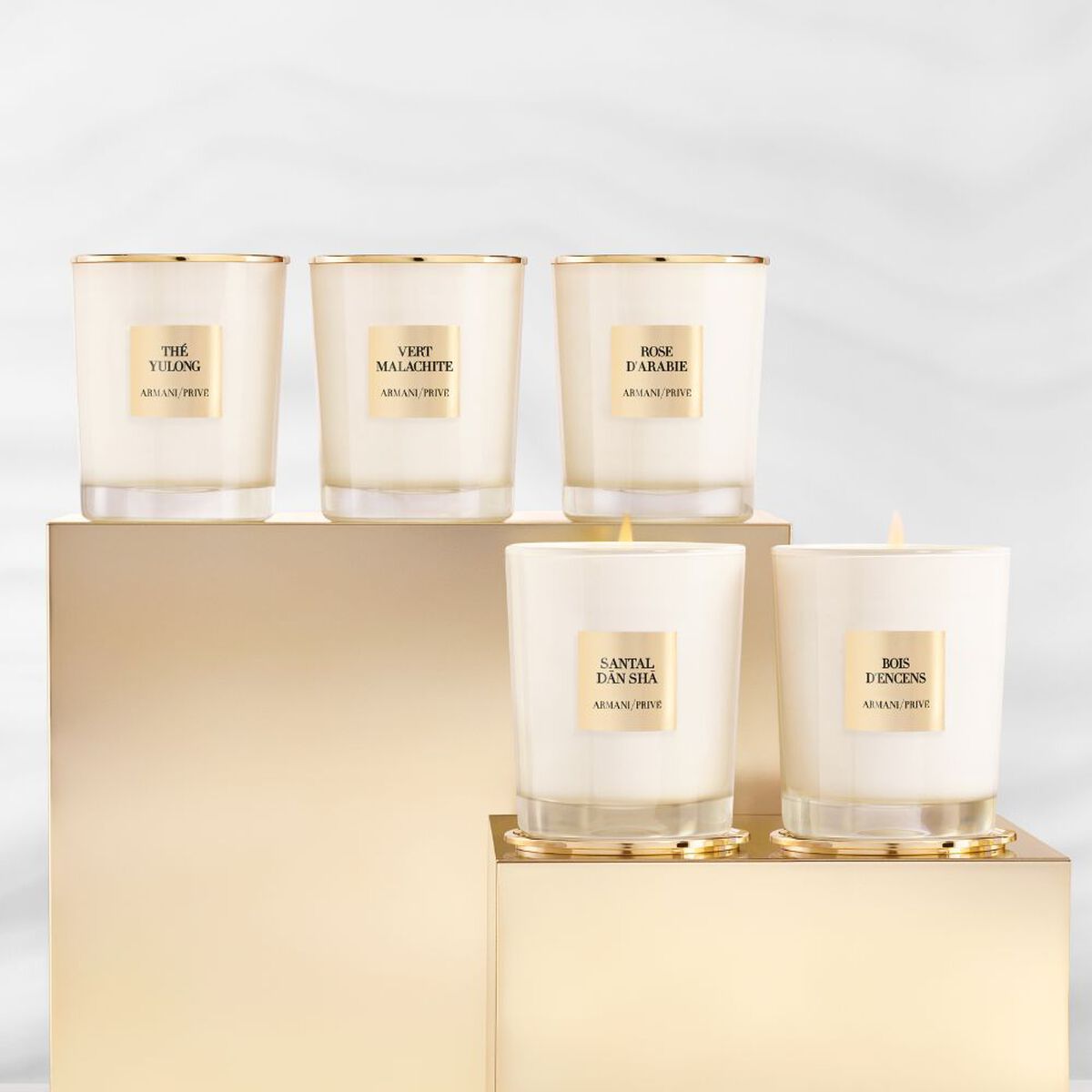 armani prive rose d arabie candle 175g