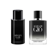 acqua di gi  parfum   armani code parfum set